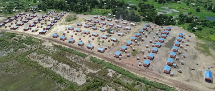 Social Responsibility in Mozambique - Resettlement Housing